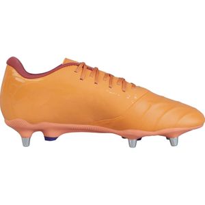 Canterbury Heren Phoenix Genesis Team 2025 Lederen Soft Ground Rugbyschoenen (Oranje/Geel)