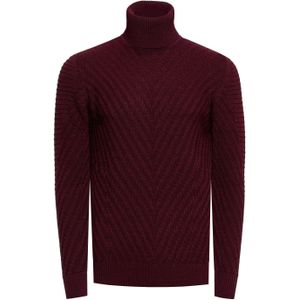 Fijn gebreide trui met V-patroon