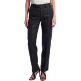 Lurex - WKCE0104F - Rechte Broek - Dames - Glanzend Lurexstof