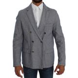 Dubbelgebreide Linnen Blazer