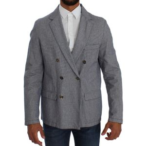 Dubbelgebreide Linnen Blazer