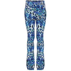 Geisha Flared Broek Met All Over Print Bruin - Maat 8J / 128cm