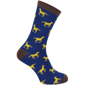1 Pack Heren Novaal Dierenpatroon Bamboosokken