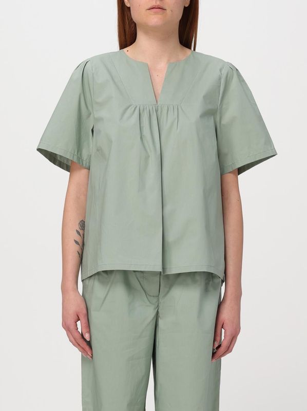 Woolrich - Lichtgewicht Blouse - Groen - Katoen Poplin