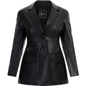 Faina Blazer Van Imitatieleer - Maat S