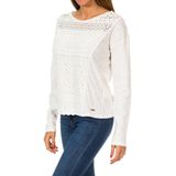 Damestrui - Wit - G60002ON Colorado Fringe Lace Tee