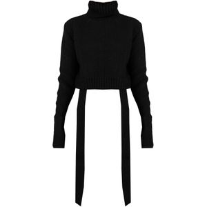 La Haine Inside Us - Coltrui - Zwart - Casual Wolblend Golftrui