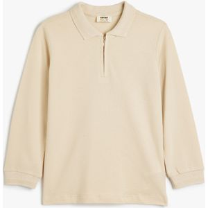 Koton T-SHIRT LANGE MOUW POLO Polokraag Lange mouw T-shirt