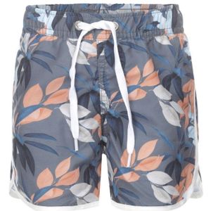 Koko Noko Zwemshort Grijs/oranje/wit - Maat 5-6J / 110-116cm