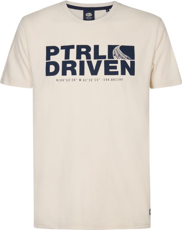 Petrol Industries Shirt  beige / navy