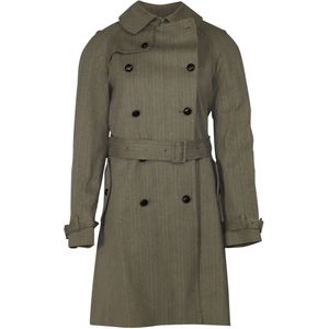 Paul & Joe Gabardine Trenchcoat in Grijs Katoen