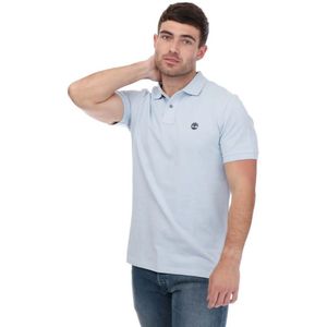 Timberland Heren Miller River Pique Poloshirt met korte mouwen (Sky)