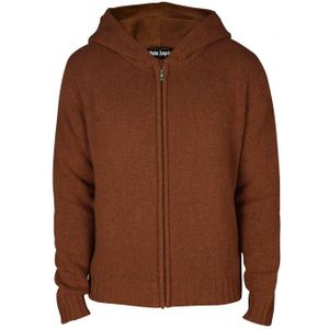 Palm Angels Capuchonvest Bruin