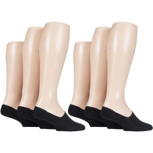 Gentle Grip - Heren 6 paar onzichtbare siliconen grip - Zwart