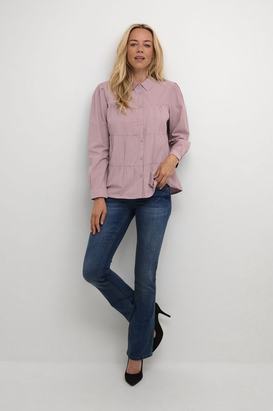 Cream - Blouse - Roze - Dames