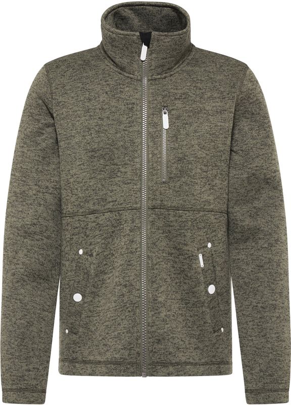 ICEBOUND - Yuka Serie - Gebreide Fleece Jas - Olijf Melange
