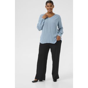 KAFFE CURVE Blouse 'KCAmi'  lichtblauw