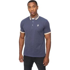 Crosshatch Heren Chimlacks Poloshirt (Denim Blauw)