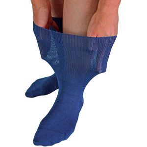 Dr.Socks - Extra brede bamboe oedeemsokken - Marine