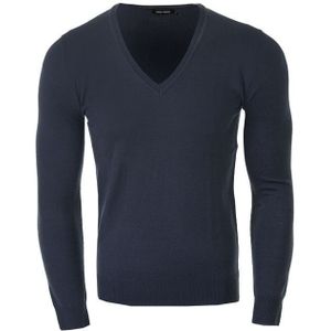 Antony Morato - V-hals Trui - Blauw - Heren - Wol
