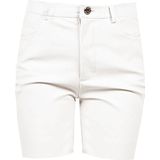 Pinko - Faux Leather Shorts - Wit - Faux Leather - Hoge Taille