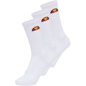 Ellesse Heren Tisbi Logo Crew Sokken (Set van 3) (Wit)