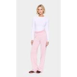 Casual broek Regular fit Pink Nectar/Ice Mel Stripe pink