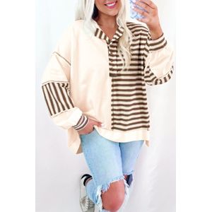 Kleurblok Gestreept Top
