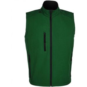 SOLS Heren Rallye Soft Shell Bodywarmer Jacket (Fles groen)