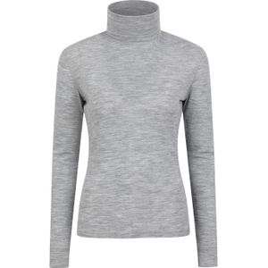 Mountain Warehouse Dames/Dames Merino Wol Roll Hals Base Layer Top (Lichtgrijs)