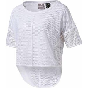 Puma Active Explposive Dames Wit Mesh DryCell Top T-shirt 515280 02