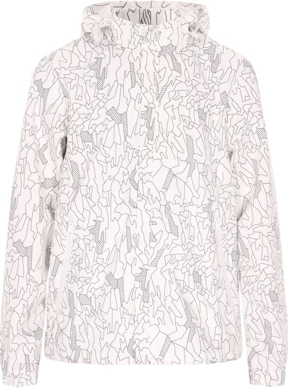 Mo - Jas - Wit - Heren - Bomberjack met Bladprintmotief