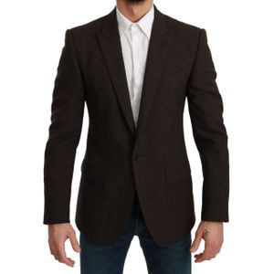 Dolce & Gabbana - Bruine Martini Blazer - Heren - Wol