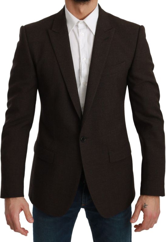 Dolce & Gabbana - Bruine Martini Blazer - Heren - Wol