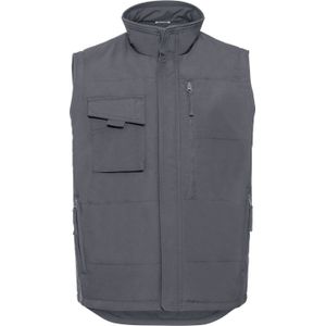 Russell Heren Gilet voor zwaar gebruik (Konvooi Grijs)