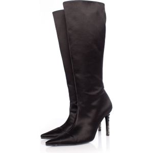 Valentino Garavani satijnen puntlaarzen