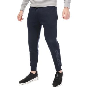 DKNY Heren Fleece Tonaal Logo Joggingbroek (Marine)