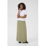 Kaffe - Rok 'Milia' - Olijfgroen - Strokenrok
