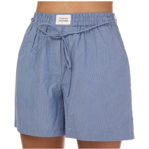 Women's Tommy Hilfiger Stripe Shorts In Blue - Maat 2XL