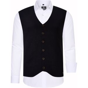 Shirt met vest set van 2