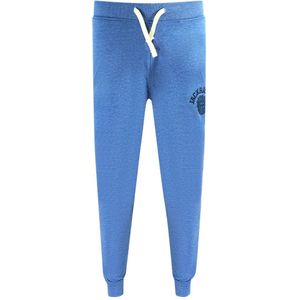 Jack en Jones Athletic CUFFED Exp kobaltblauwe joggingbroek