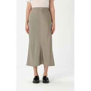 Midi A-lijn Rok Vloeiende Viscose