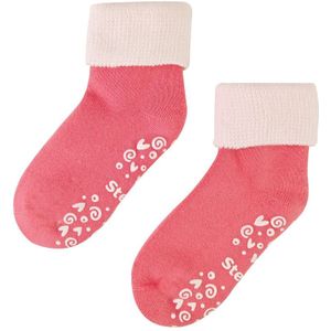 Steven - Baby ademende antislip warme sokken - Roze