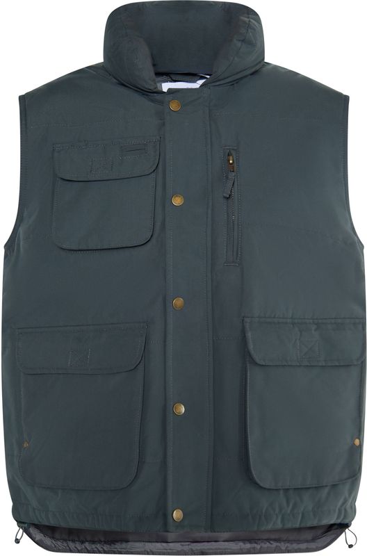 Mo - Gewatteerd Vest - Licht - Met Opgestikte Zakken