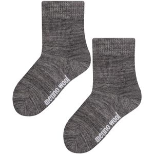 Sokken van Merinowol voor peuters | Steven | Warme dikke sokken voor de winter - Houtskool