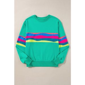 Azura Exchange Dames Gestreepte Oversized Sweater