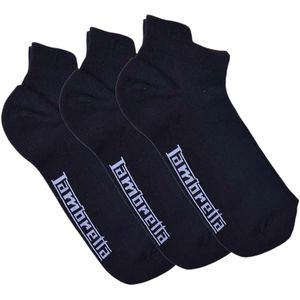 Lambretta Heren trainingssokken (pak van 3) (Zwart)