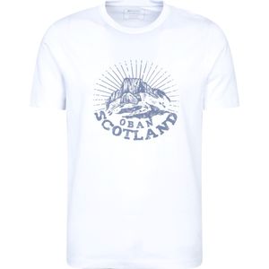 Mountain Warehouse Heren Oban Korte Mouwen T-Shirt (Wit)