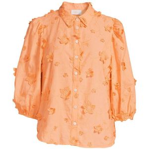 Aaiko gebloemde blouse LIEN CO 525 oranje