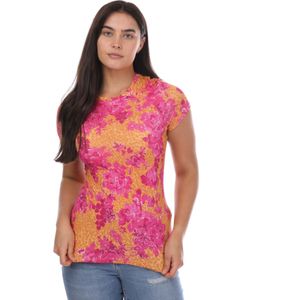 Ted Baker Dames/Dames Melias Metropolis T-Shirt (Roze/oranje)